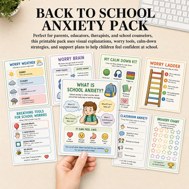 Back to School Anxiety Pack