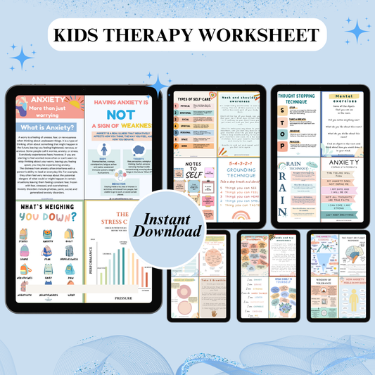 Kids Therapy Worksheets