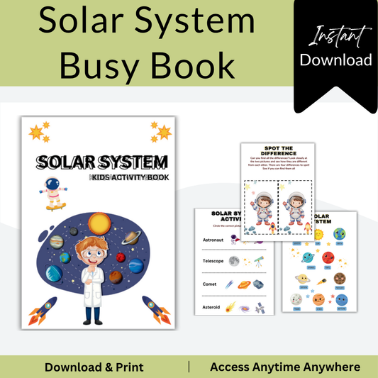 Solar System Busy Book