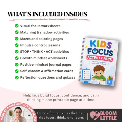 Kids Focus Activity Pack