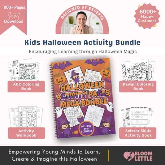 Kids Halloween Activity Bundle