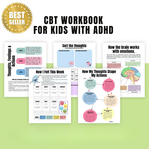 CBT Workbook for Kids with ADHD